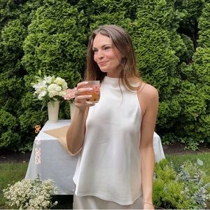 Centre Piece - EDEN SCARF TOP VANILLA